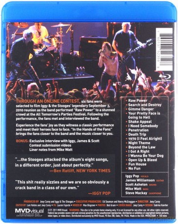 Iggy The Stooges: Raw Power Live [Blu-Ray]