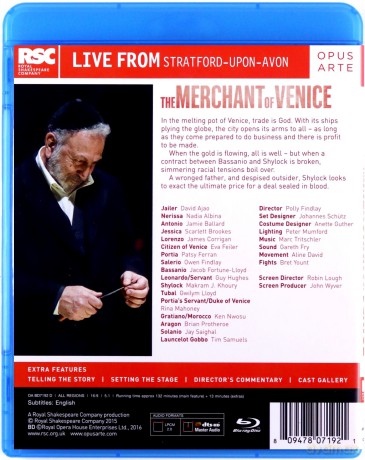 Shakespeare: Shakespeare: The Merchant Of Venice [Blu-Ray]