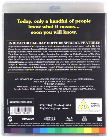 The China Syndrome (Chiński syndrom) [Blu-Ray]
