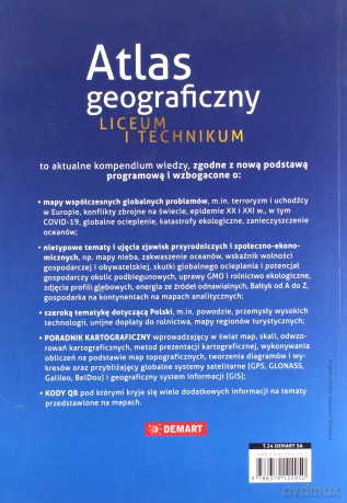 Atlas geograficzny. Liceum i Technikum. [KSIĄŻKA]