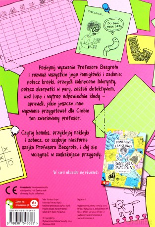 Komiksowe łamigłówki Profesora Bazgroła i niesfornej szajki - Barbara Supeł [KSIĄŻKA]