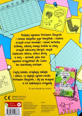 Komiksowe łamigłówki Profesora Bazgroła i zgranej paczki - Barbara Supeł [KSIĄŻKA]