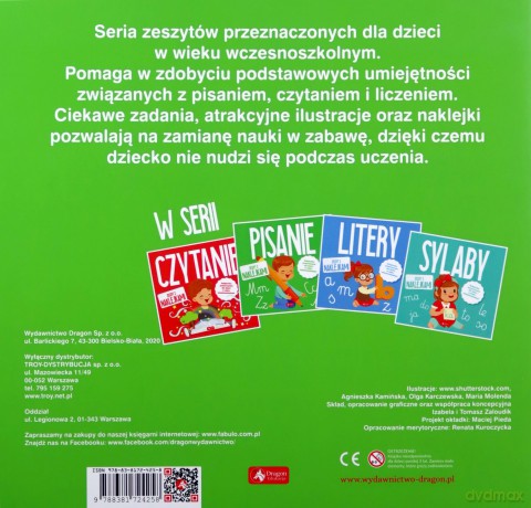 Pisanie. Zeszyt z naklejkami [KSIĄŻKA]