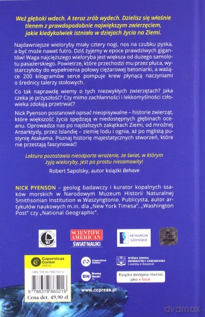 Podglądając wieloryby. Przeszłość teraźniejszość i przyszłość najniezwyklejszych stworzeń na Ziemi - Nick Pyenson [KSIĄŻKA]
