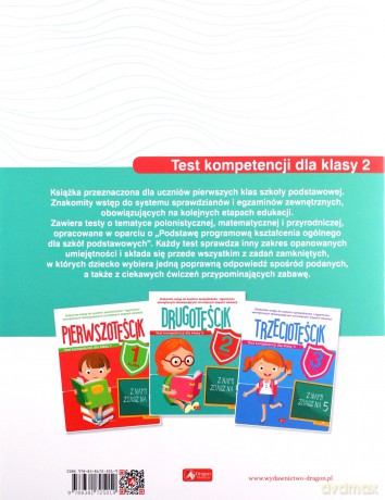 Test kompetencji dla klasy 2. Drugoteścik - Katarzyna Ziola-Zemczak [KSIĄŻKA]