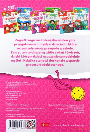 Zagadki logiczne dla klas 1-3 [KSIĄŻKA]
