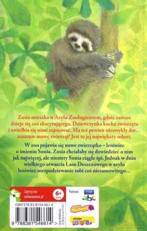 Zosia i jej zoo. Odważny leniwiec - Amelia Cobb [KSIĄŻKA]