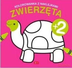 Zwierzęta. Kolorowanka z naklejkami [KSIĄŻKA]