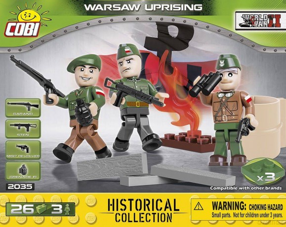COBI Powstańcy Warszawscy. 3 figurki AK (2035)