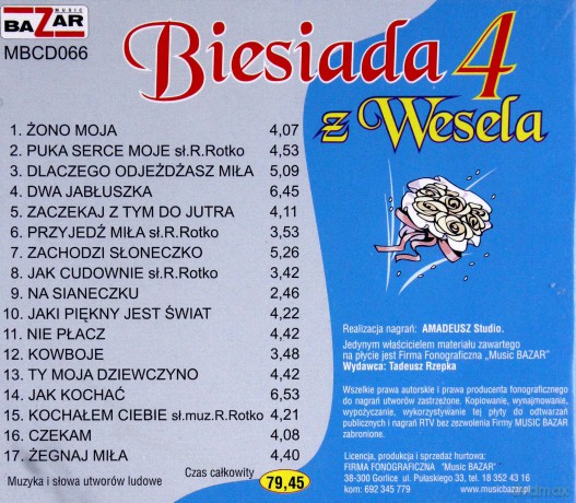 Biesiada z wesela 4: Żono moja i inne [CD]