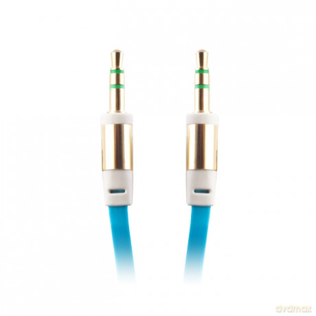 Adapter 3,5 audio cable/3.5 aux cable niebieski