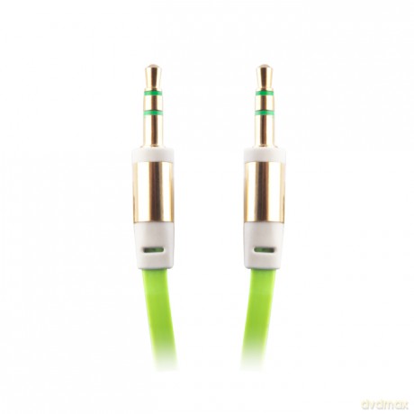 Adapter 3,5 audio cable/3.5 aux cable zielony
