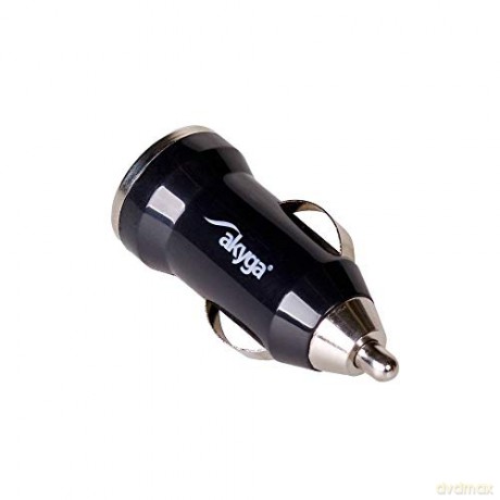 AKYGA Ładowarka samochodowa AK-CH-01 12V USB 1000mA czarna