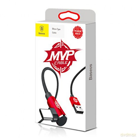 Baseus kabel MVP Elbow (USB - USB-C) (1 m) 2A czerwony
