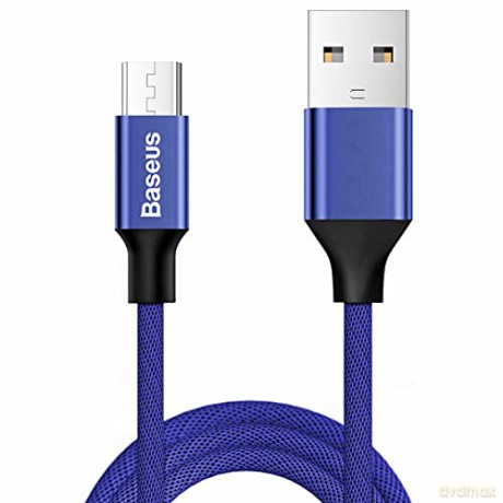 Baseus kabel Yiven (USB - microUSB) (1,5 m) 2A niebieski