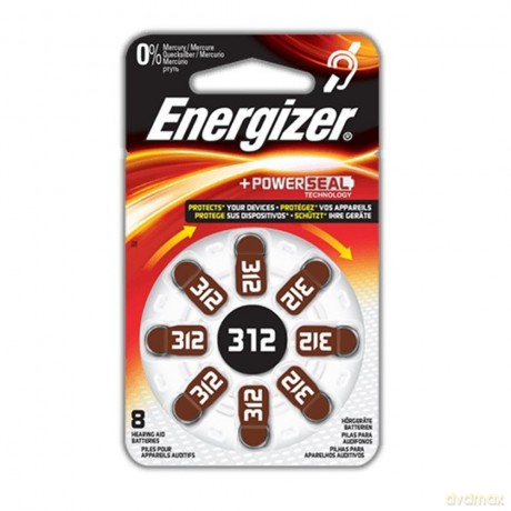 BATERIA ENERGIZER SŁUCHOWA 312 /8 szt.+POW.SEAL TTT