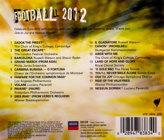Football 2012 [CD]