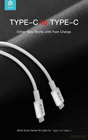 Devia kabel Smart PD (USB-C - USB-C) 20V 3A 60W biały