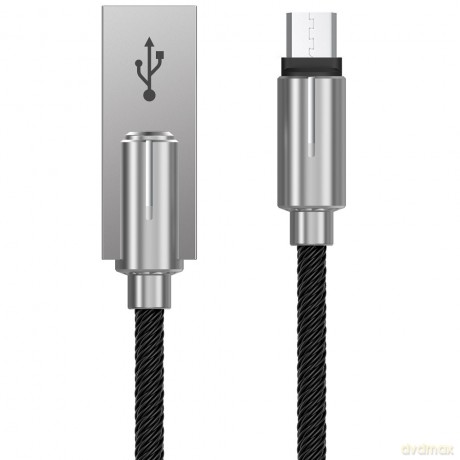 Devia kabel Storm (USB - microUSB) (1m) 2,1A czarny