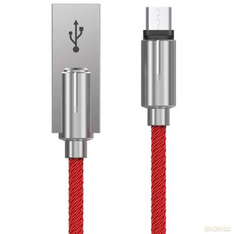Devia kabel Storm (USB - microUSB) (1m) 2,1A czerwony