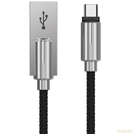 Devia kabel Storm (USB - USB-C) (1m) 2,1A czarny