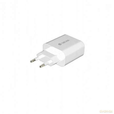 Devia ładowarka sieciowa Smart 1USB 2.1A biała