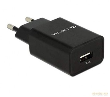 Devia ładowarka sieciowa Smart 1USB 2.1A czarna