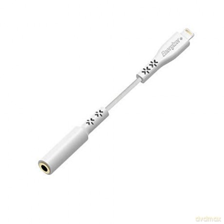 Energizer Hardcase Adapter audio (Lightling - 3,5 mm [mini-jack]) Lifetime Tinbox (11cm) biały