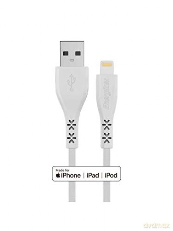 Energizer Hardcase Kabel (USB - Lightning) (1,2m) Lifetime Tinbox biały