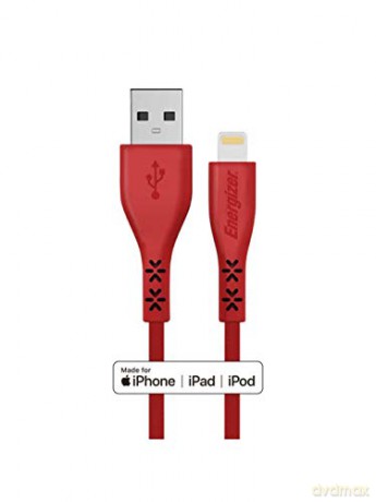 Energizer Hardcase Kabel (USB - Lightning) (1,2m) Lifetime Tinbox czerwony