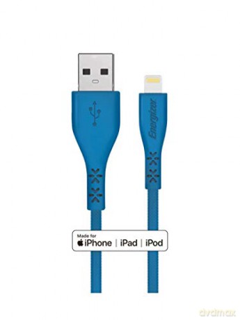Energizer Hardcase Kabel (USB - Lightning) (1,2m) Lifetime Tinbox niebieski