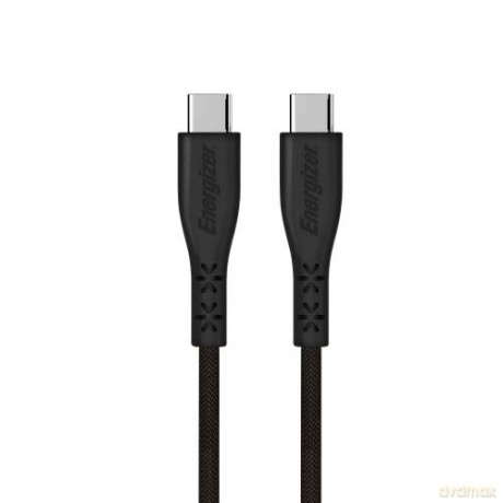 Energizer Hardcase Kabel (USB-C - USB-C) (1,2m) Lifetime Tinbox czarny