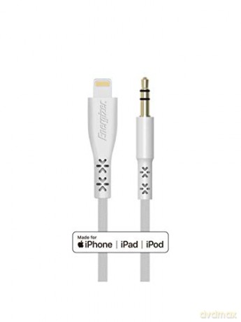 Energizer Hardcase Kabel audio (Lightling - 3,5 mm [mini-jack]) (1,5m) Lifetime Tinbox biały