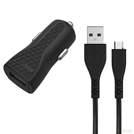 Energizer Hardcase Ładowarka samochodowa 1USB 1A z kablem micro czarna Lifetime