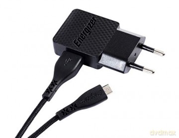 Energizer Hardcase Ładowarka sieciowa 1USB 1A z kablem micro czarna Lifetime