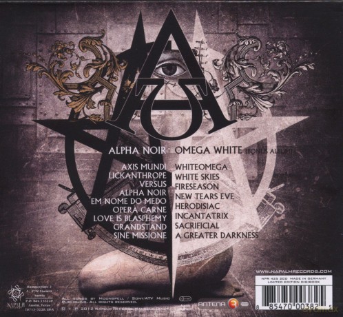 Moonspell: Alpha Noir Limited Edition (digipack) [2CD]