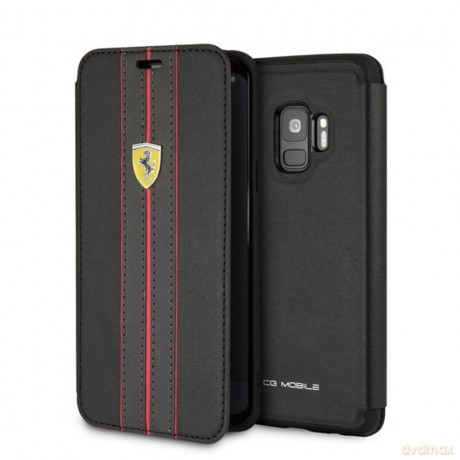 FERRARI Samsung S9 FESURFLBKTS9BKR czarne book case Urban