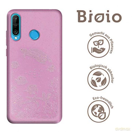 Forever Nakładka Bioio Ocean do Huawei P30 Lite różowa