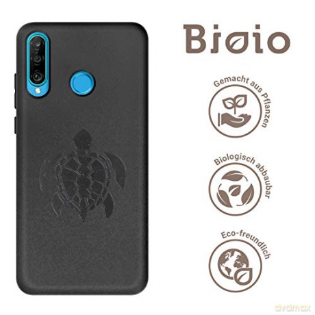 Forever Nakładka Bioio Żółw do Huawei P30 Lite czarna