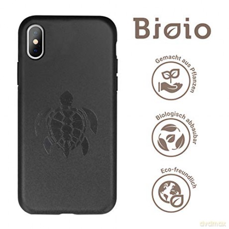Forever Nakładka Bioio Żółw do iPhone X /XS czarna