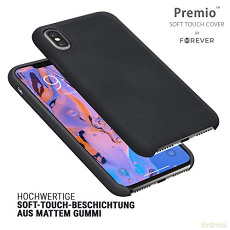 Forever Nakładka Premio do iPhone XS Max czarna