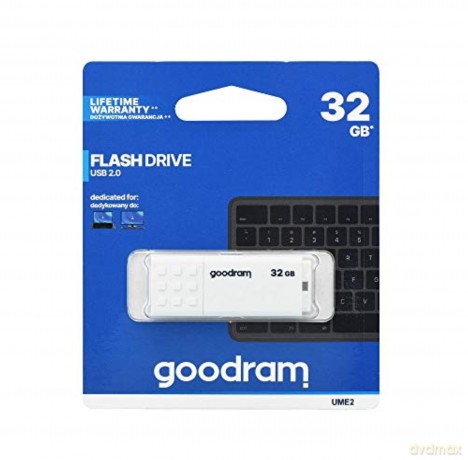 GoodRam pendrive UME2 (32GB | USB 2.0) biały