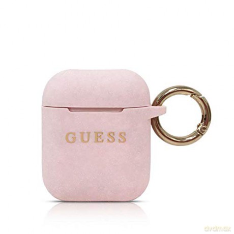 Guess Airpods etui GUACCSILGLLP jasno-różowe Silicone