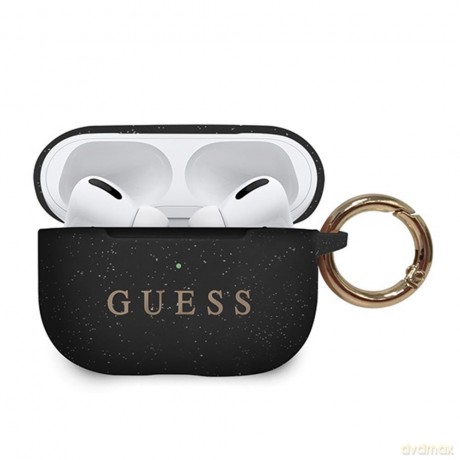 Guess Airpods Pro etui GUACAPSILGLBK czarne Silicone