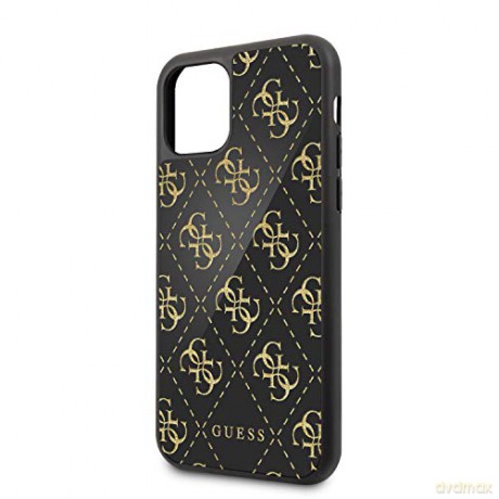 Guess iPhone 11 Pro GUHCN584GGPBK czarny hard case 4G Double Layer Glitter
