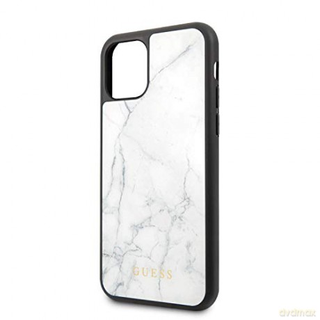 Guess iPhone 11 Pro GUHCN58HYMAWH biały hard case Marble