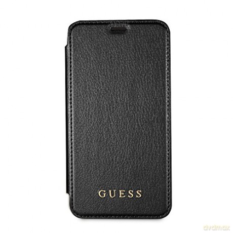 Guess iPhone X/ iPhone XS GUFLBKPXIGLTBK czarny book Iridescent