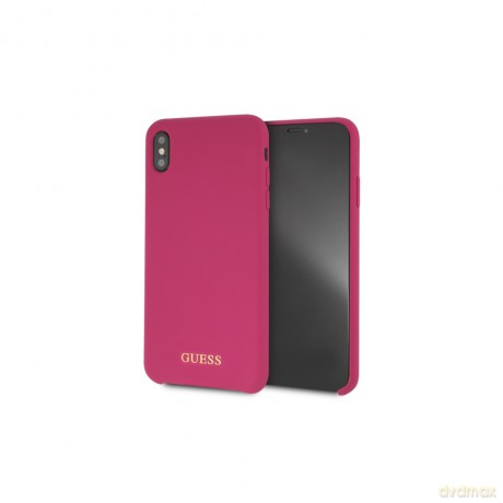Guess iPhone XS Max GUHCI65LSGLPI różowy hard case Silicone