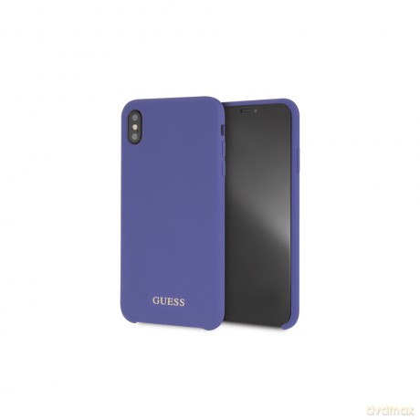 Guess iPhone XS Max GUHCI65LSGLUV fioletowy hard case Silicone