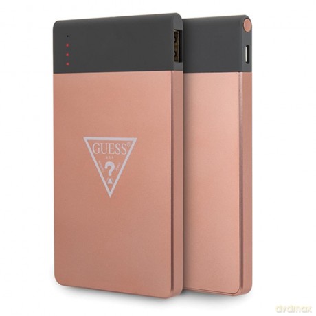 Guess power bank GUL23PB4TLRG różowo-złoty 4000mAh